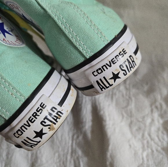 Custom Converse All Star High Tops women's size 8 - Picture 4 of 7